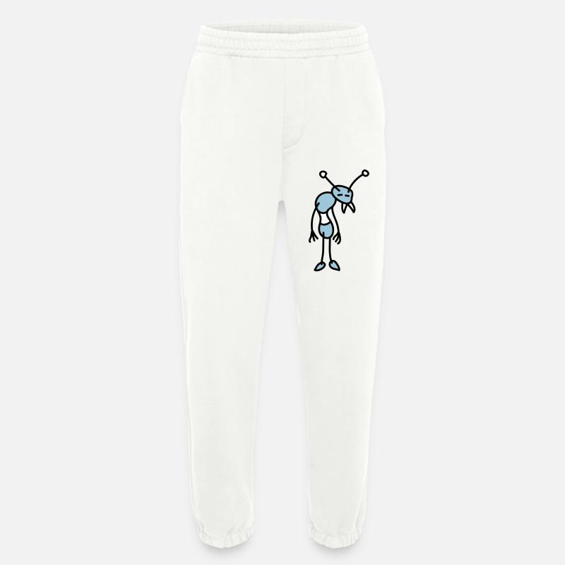 sad_bug_3c - Heavyweight Jogginghose - made by SPREAD  - OFF WHITE