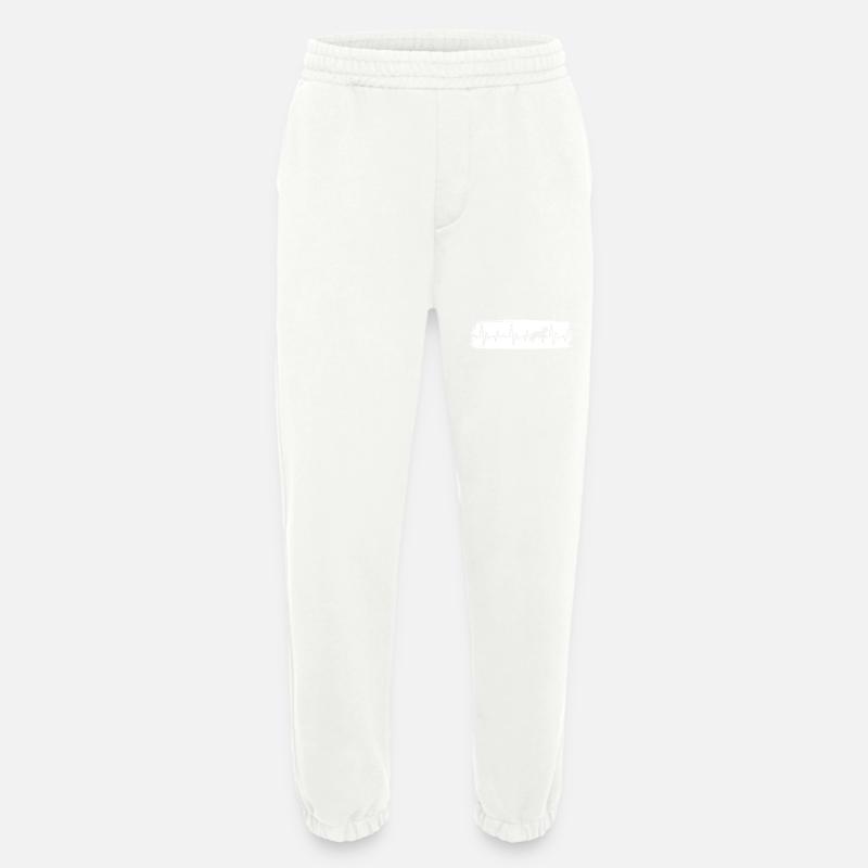 Hund Deutscher Schäferhund - Heavyweight Jogginghose - made by SPREAD  - OFF WHITE