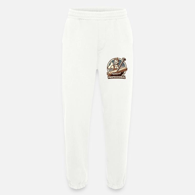 Fast Profi: DIY-Heimwerker - Heavyweight Jogginghose - made by SPREAD  - OFF WHITE