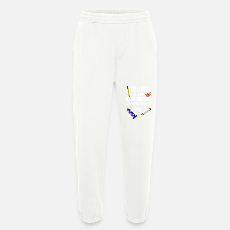 Pyro Freak - Heavyweight Jogginghose - made by SPREAD  - OFF WHITE