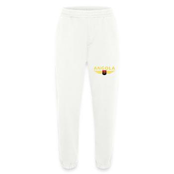 Angola Design – Stolz aus Afrika - Heavyweight Jogginghose - made by SPREAD  - OFF WHITE - Vorne