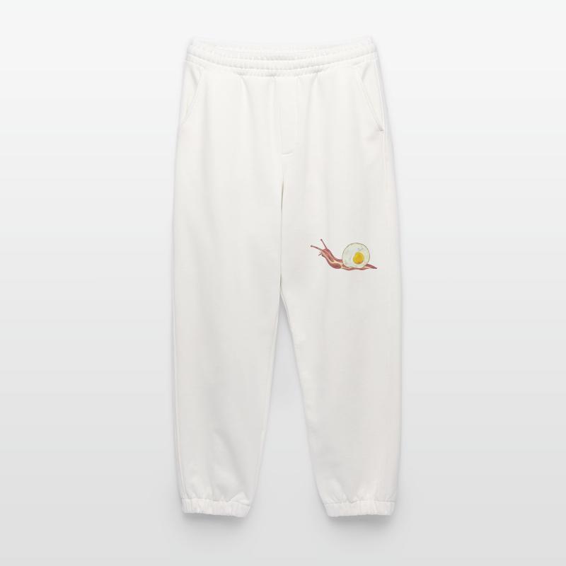 Bacon Roll Bacon and egg Fried Egg Heavyweight Jogging Pants - made by SPREAD 