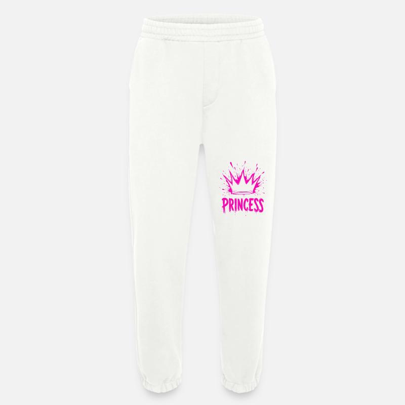 Prinzessin Krone Splash - Heavyweight Jogginghose - made by SPREAD - OFF WHITE