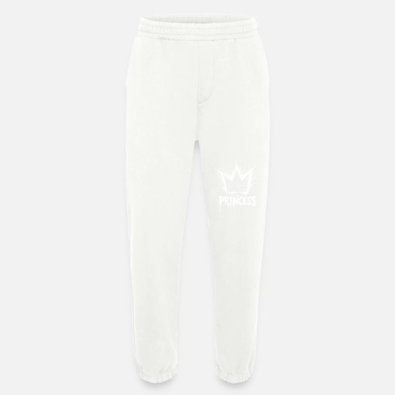 Prinzessin Krone Splash - Heavyweight Jogginghose - made by SPREAD  - OFF WHITE