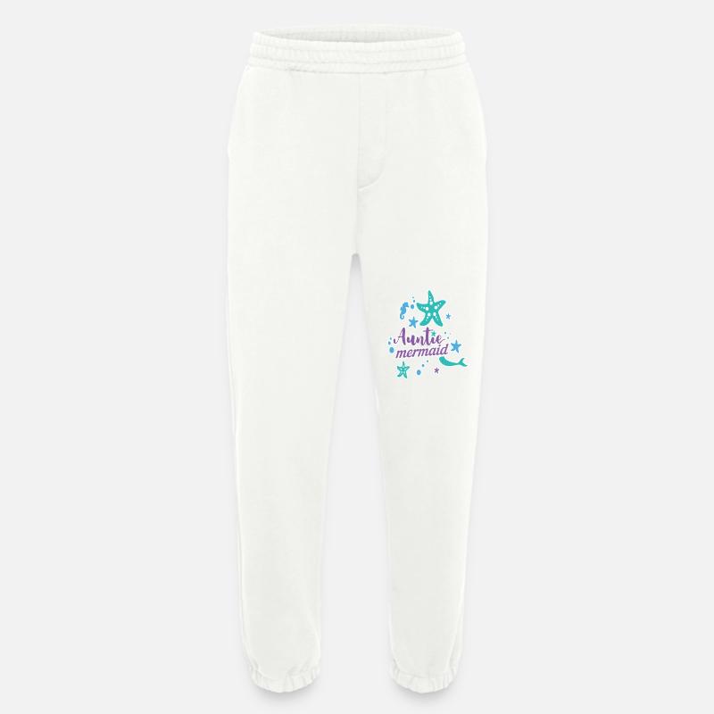 Auntie Mermaid - Heavyweight Jogging Pants - made by SPREAD  - OFF WHITE