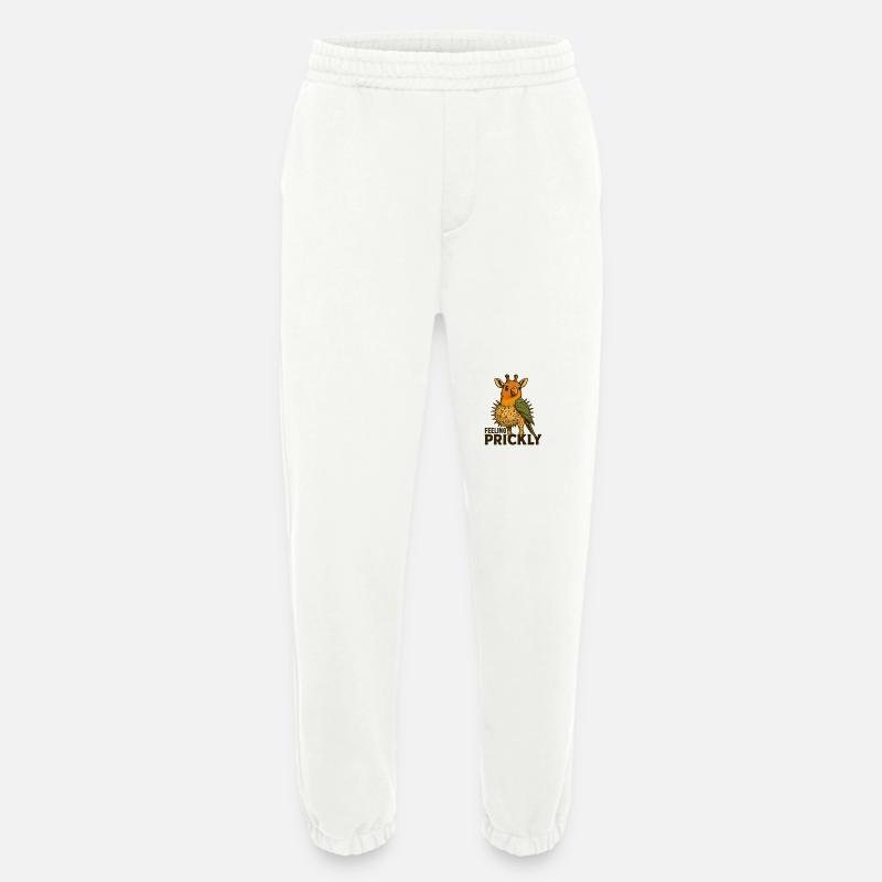 Vogel Giraffe Igel - Heavyweight Jogginghose - made by SPREAD  - OFF WHITE