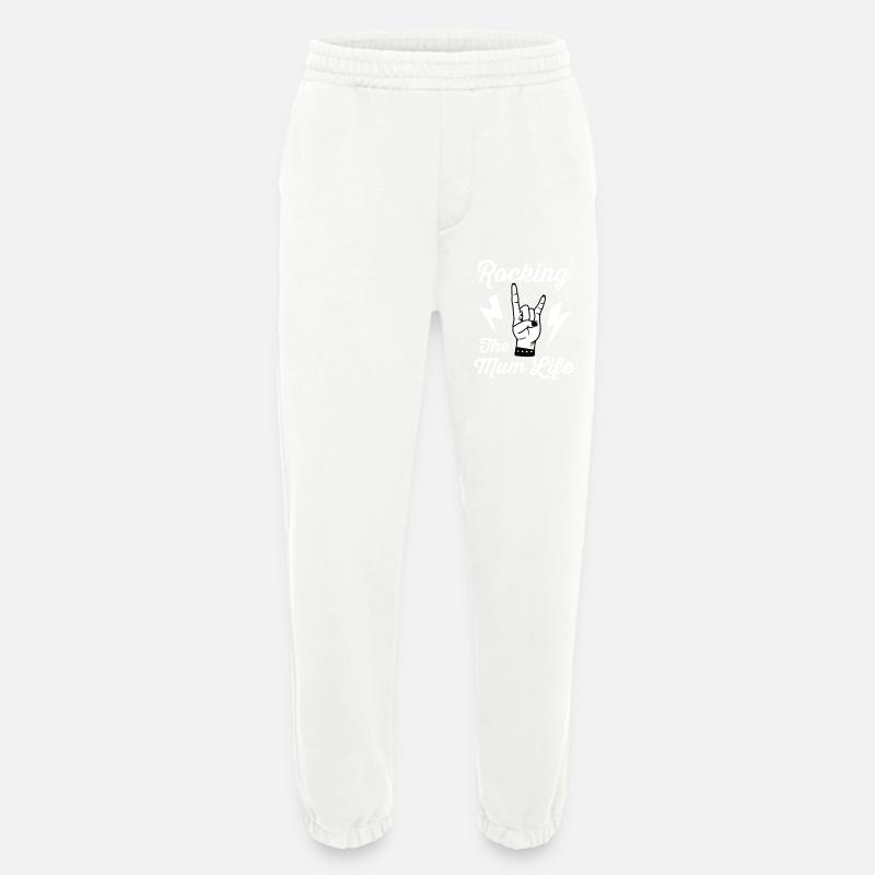 Das Mutterleben rocken - Heavyweight Jogginghose - made by SPREAD - OFF WHITE