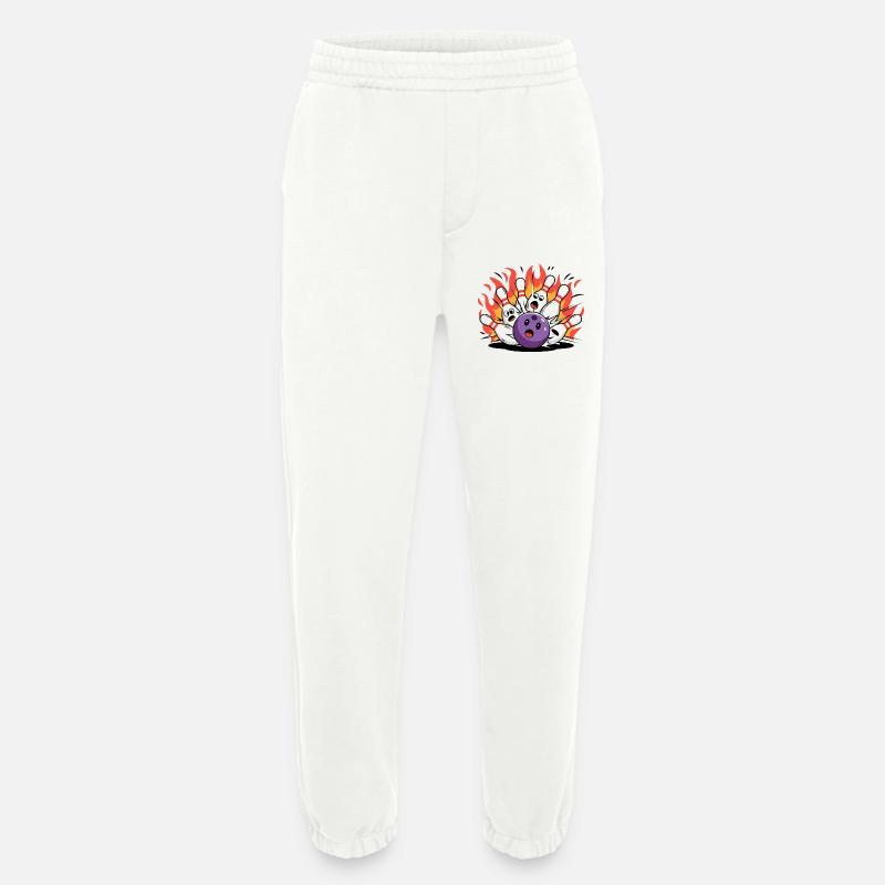 Bowling zerstört Bowling Bowling - Heavyweight Jogginghose - made by SPREAD - OFF WHITE