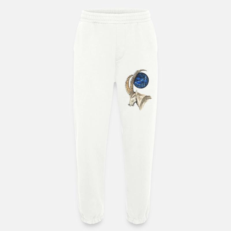 Steinbock mit dem Sternbild Steinbock - Heavyweight Jogginghose - made by SPREAD  - OFF WHITE