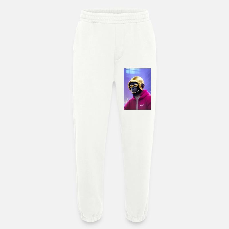 Cooler Affe - Heavyweight Jogginghose - made by SPREAD  - OFF WHITE