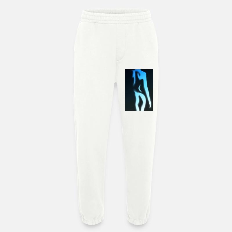 Frauenkörper nackt in blau - Heavyweight Jogginghose - made by SPREAD  - OFF WHITE