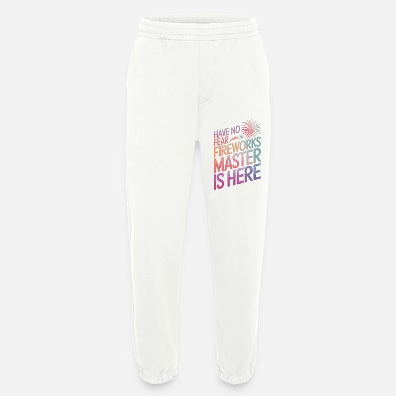 Pyrotechnics Fireworks Pyrotechnics - Heavyweight Jogging Pants - made by SPREAD  - OFF WHITE