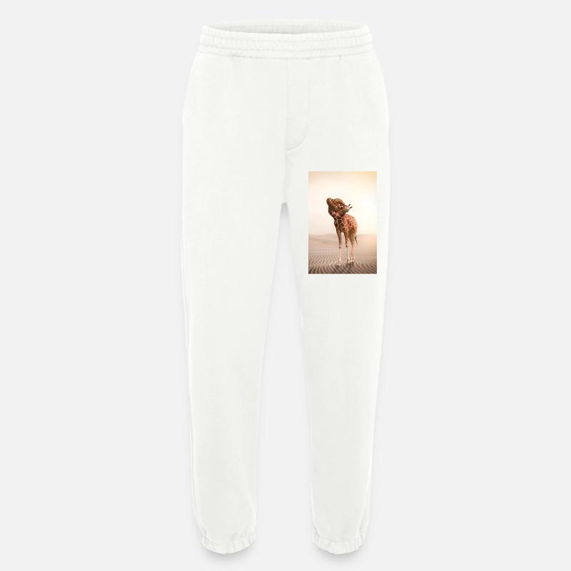 Giraffe mit einem Knoten im Hals - Heavyweight Jogginghose - made by SPREAD - OFF WHITE