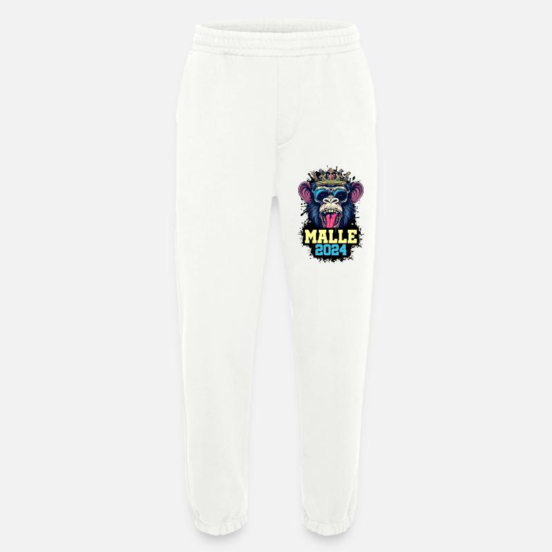 Malle 2024 Monkey - Heavyweight Jogging Pants - made by SPREAD  - OFF WHITE