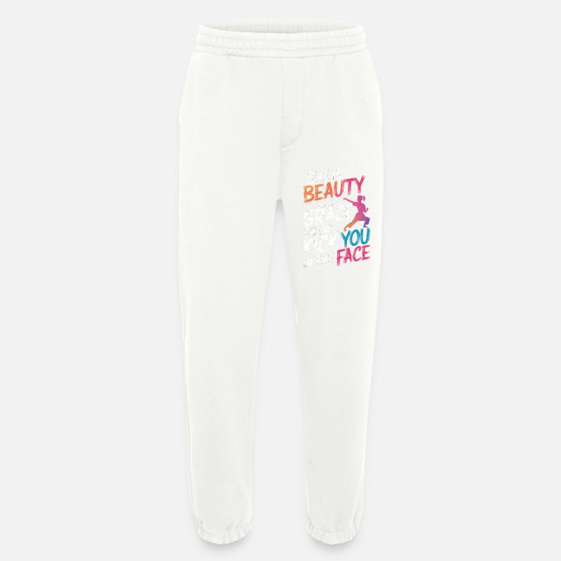 Karate Karatekämpfer Kampfkunst - Heavyweight Jogginghose - made by SPREAD  - OFF WHITE