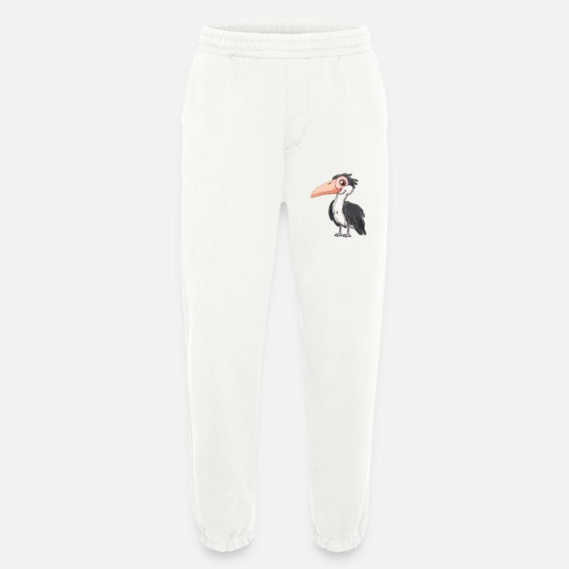 Illustration Eines Lustigen Vogels - Heavyweight Jogginghose - made by SPREAD  - OFF WHITE