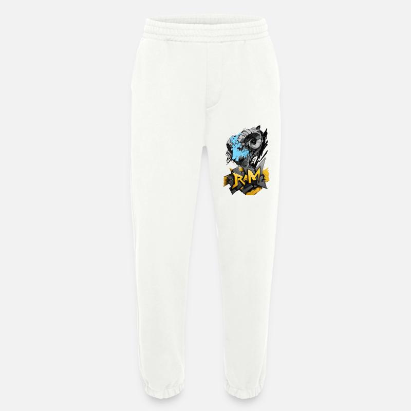 Widder, Widder-Zeichen - Heavyweight Jogginghose - made by SPREAD  - OFF WHITE