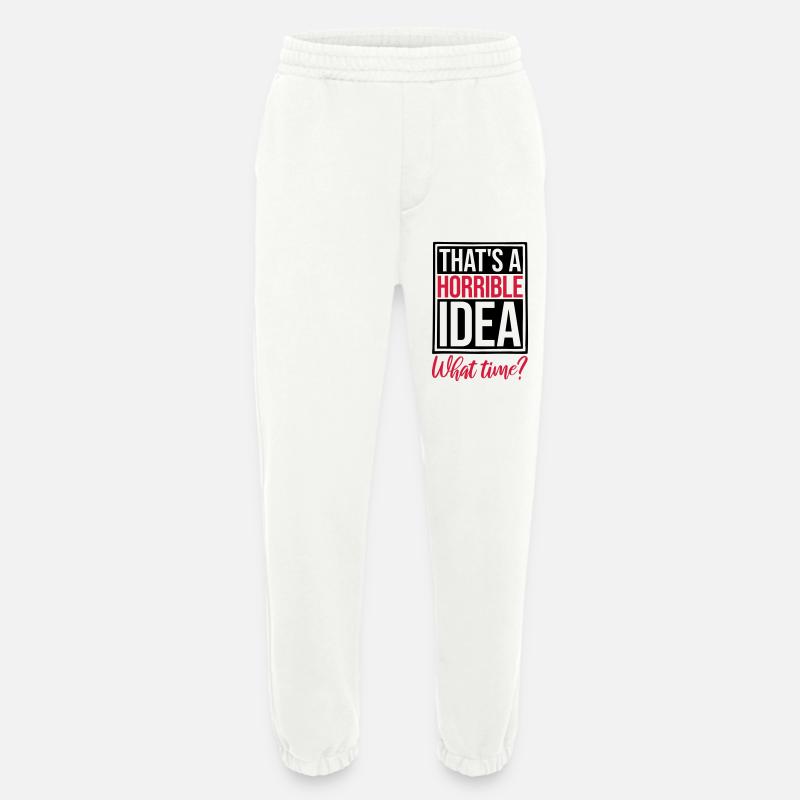 Thats a horrible Idea - Heavyweight Jogginghose - made by SPREAD  - OFF WHITE