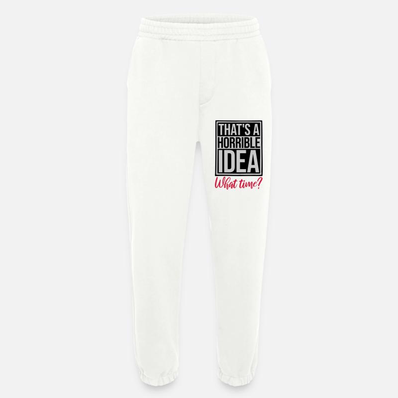 Thats a horrible Idea - Heavyweight Jogginghose - made by SPREAD  - OFF WHITE