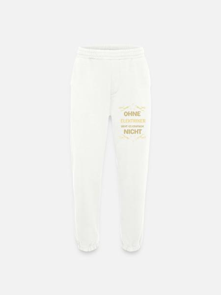 Electrician Electrician - Heavyweight Jogging Pants - made by SPREAD  - OFF WHITE