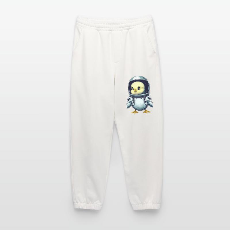 Chicken and chick astronauts, creative Heavyweight Jogging Pants - made by SPREAD 