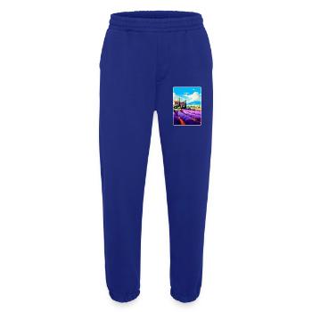 Provence Frankreich Vintage Reiseplakat Souvenir WPA - Heavyweight Jogginghose - made by SPREAD  - Iconic Blue - Vorne