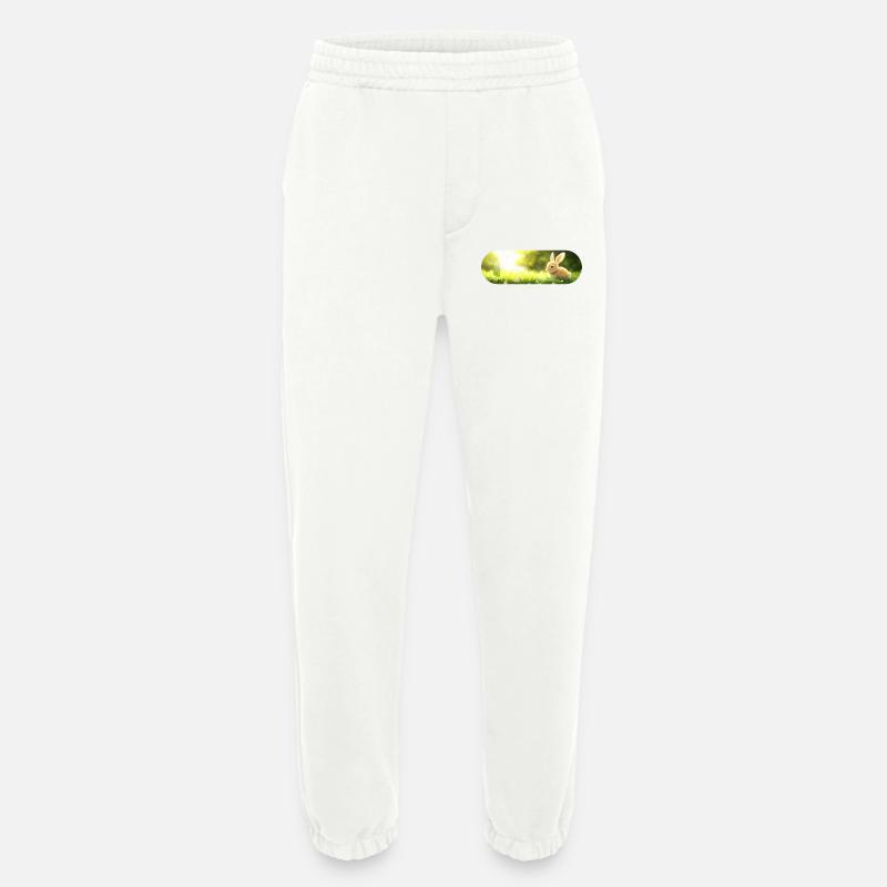 Glückshäschen - Heavyweight Jogginghose - made by SPREAD  - OFF WHITE