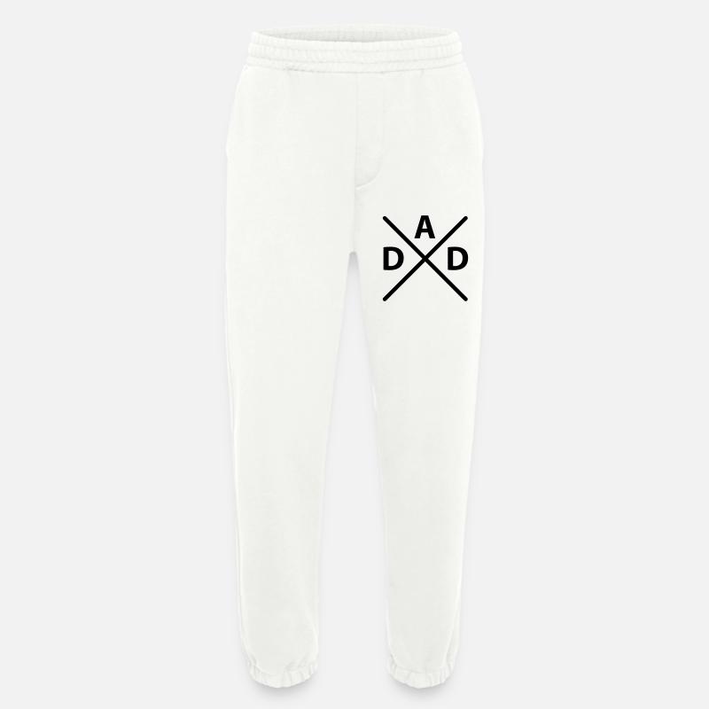 Dad Kreuz - Heavyweight Jogginghose - made by SPREAD  - OFF WHITE