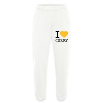 I LOVE CURRY - Heavyweight Jogginghose - made by SPREAD  - OFF WHITE - Vorne