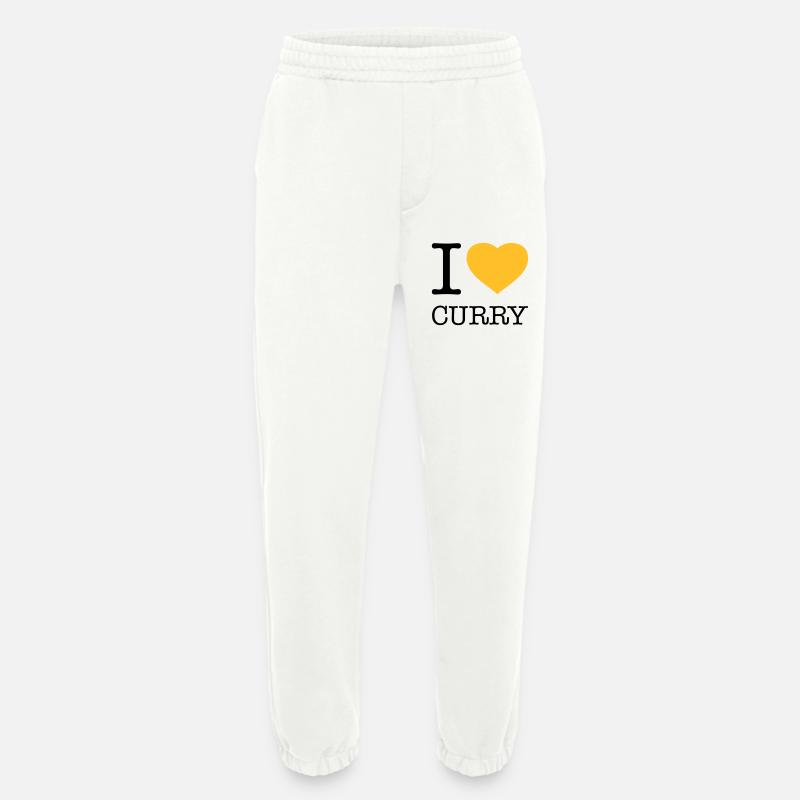 I LOVE CURRY - Heavyweight Jogginghose - made by SPREAD  - OFF WHITE