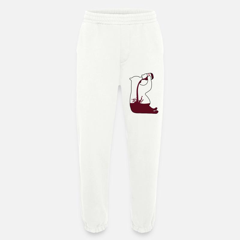 Gewichtheber Bär Schoki - Chocoholic - Heavyweight Jogginghose - made by SPREAD  - OFF WHITE