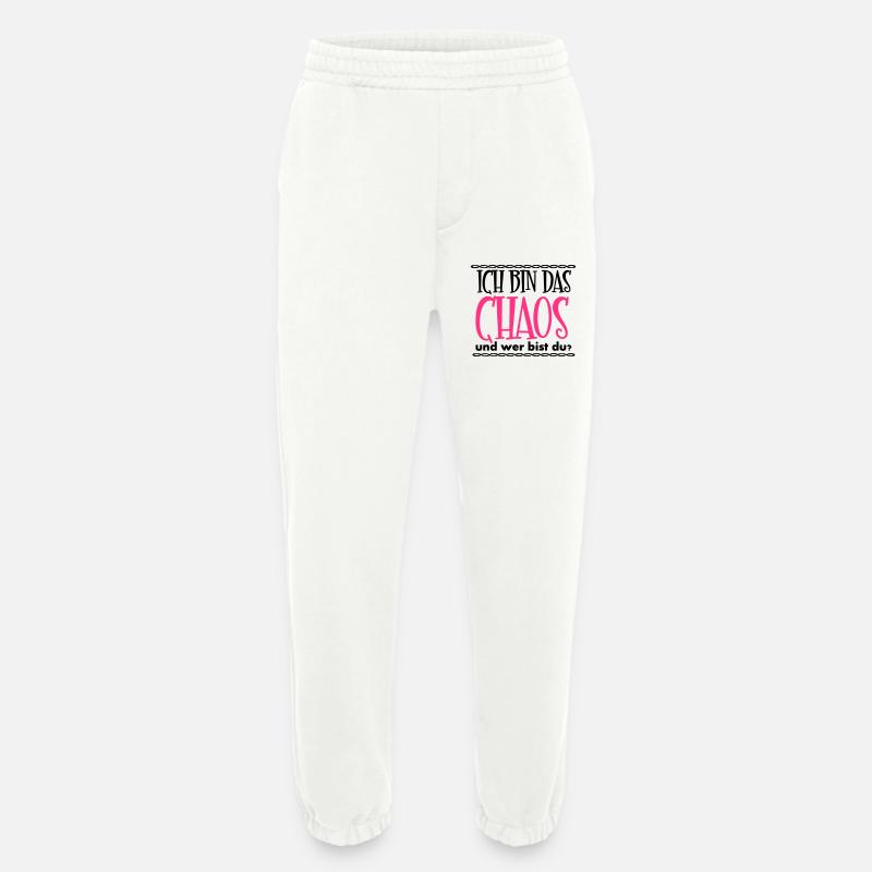 Ich bin das Chaos Geschenk - Heavyweight Jogginghose - made by SPREAD  - OFF WHITE