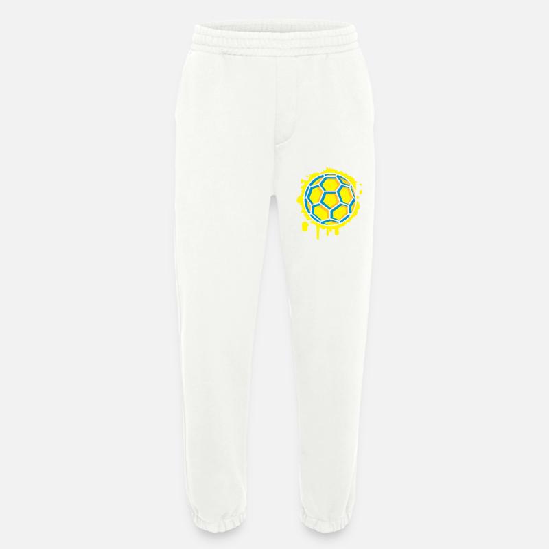 Handball Graffiti - Heavyweight Jogginghose - made by SPREAD  - OFF WHITE