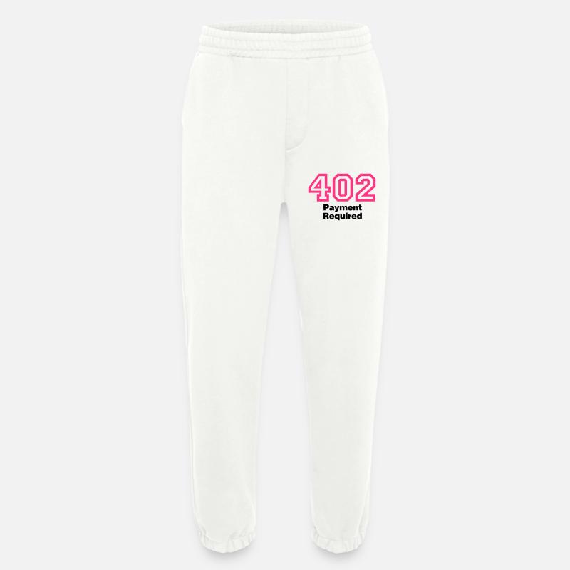 Error 402 | Fehler | Errormessage - Heavyweight Jogging Pants - made by SPREAD - OFF WHITE
