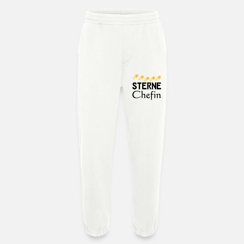 Sterne Chefin Geschenk - Heavyweight Jogginghose - made by SPREAD  - OFF WHITE
