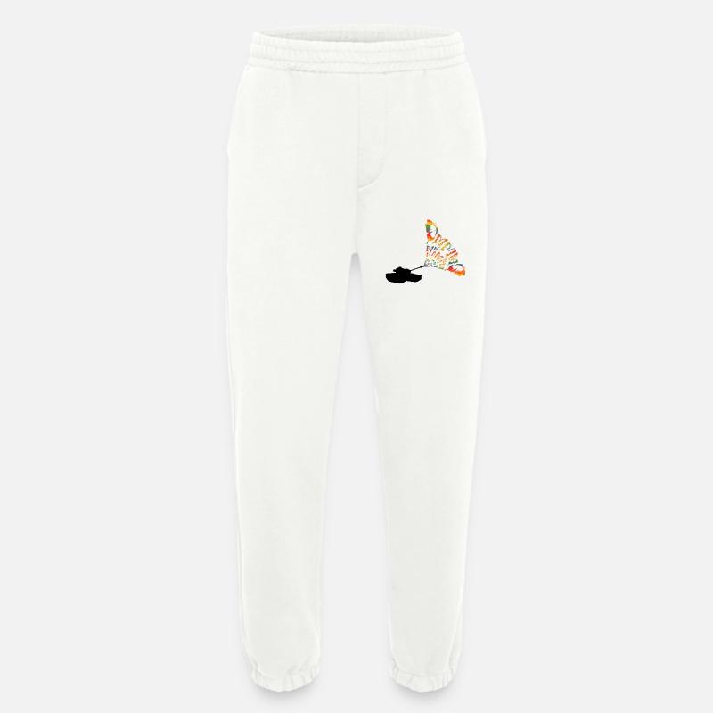 Panzer Schmetterlinge - Heavyweight Jogginghose - made by SPREAD  - OFF WHITE