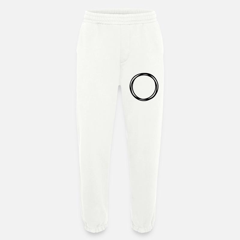 Kreise und Kreise - Heavyweight Jogginghose - made by SPREAD  - OFF WHITE