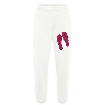 flip flops - Heavyweight Jogging Pants - made by SPREAD  - OFF WHITE - Front