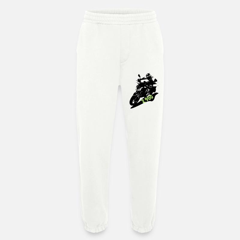 KZ900schrift2 - Heavyweight Jogginghose - made by SPREAD  - OFF WHITE