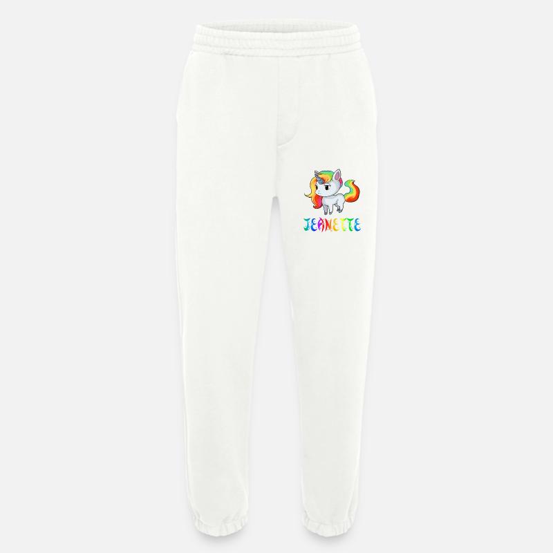 Jeanette Einhorn - Heavyweight Jogginghose - made by SPREAD  - OFF WHITE