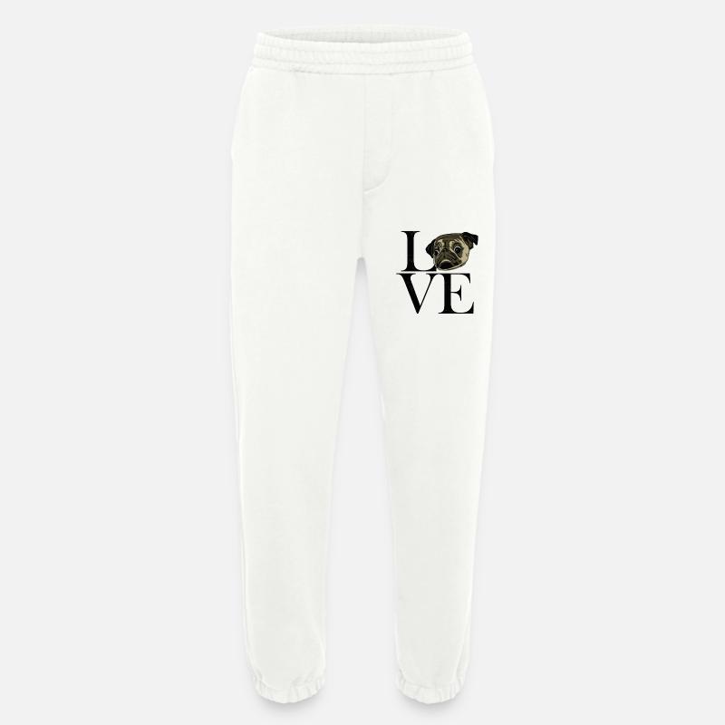 Mops black - Heavyweight Jogginghose - made by SPREAD  - OFF WHITE