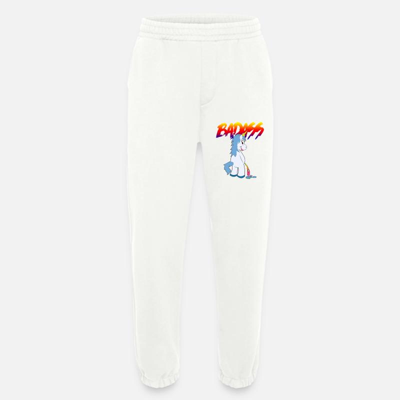 badass2 - Heavyweight Jogging Pants - made by SPREAD  - OFF WHITE