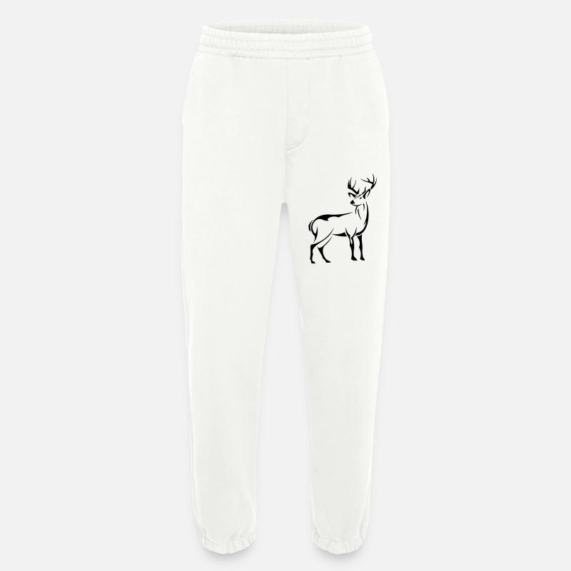 Schöner Hirsch - Heavyweight Jogginghose - made by SPREAD  - OFF WHITE