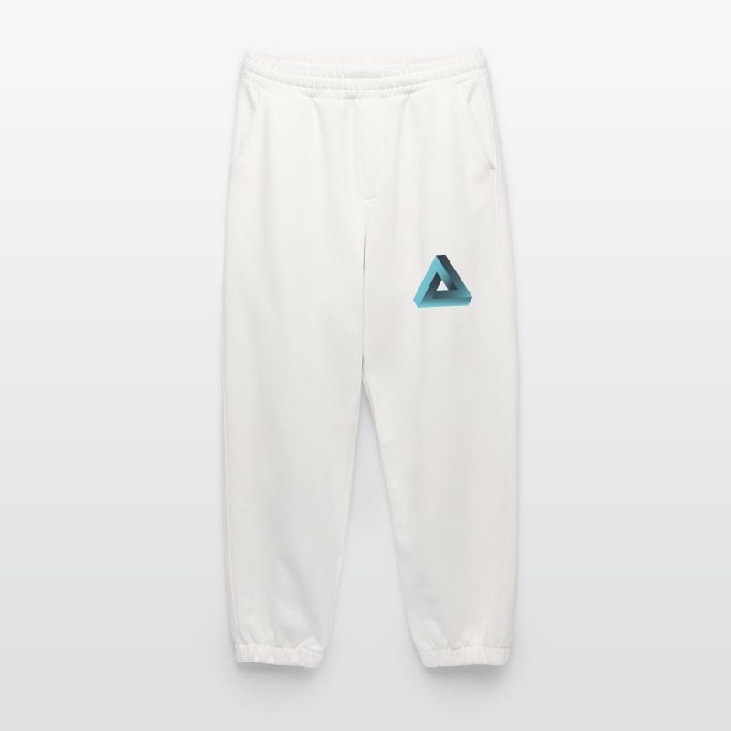 illusion illusion d’optique triangle nerd geek tri Pantalon de jogging bio épais fabriqué en UE