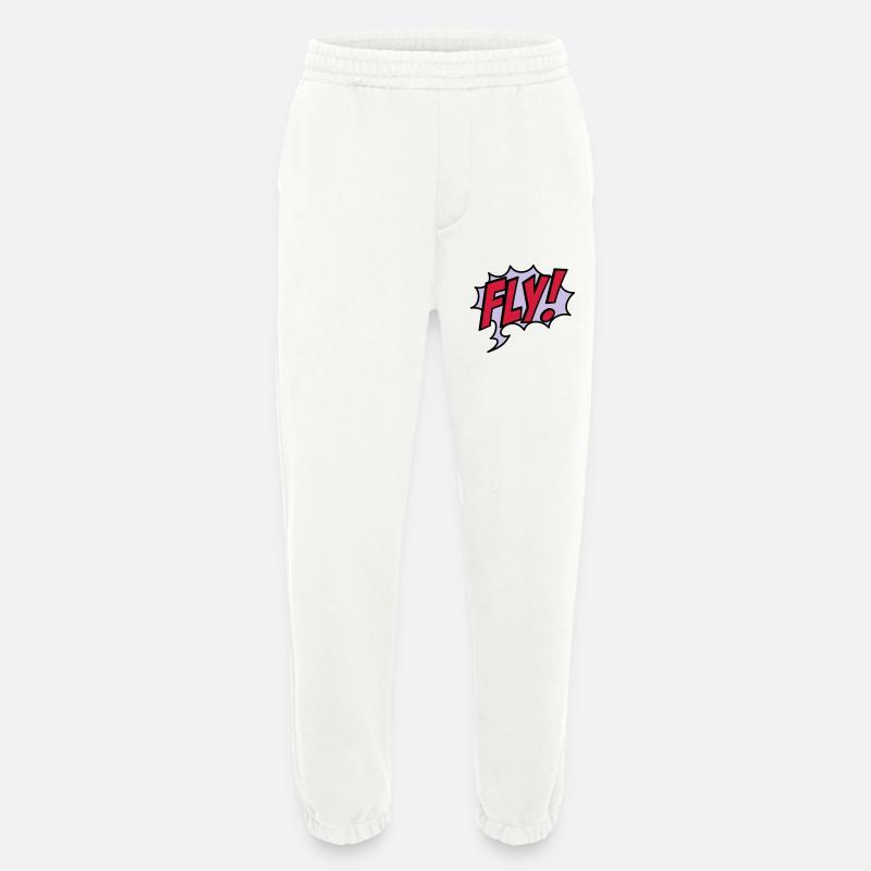 2541614 15932863 fly - Heavyweight Jogginghose - made by SPREAD  - OFF WHITE