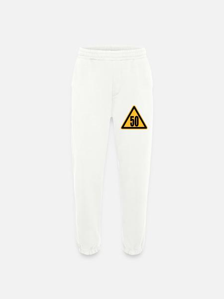 Achtung 50 - Heavyweight Jogginghose - made by SPREAD - OFF WHITE