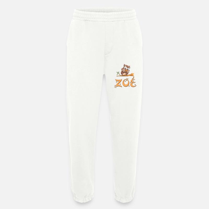 Eule Zoé - Heavyweight Jogginghose - made by SPREAD  - OFF WHITE