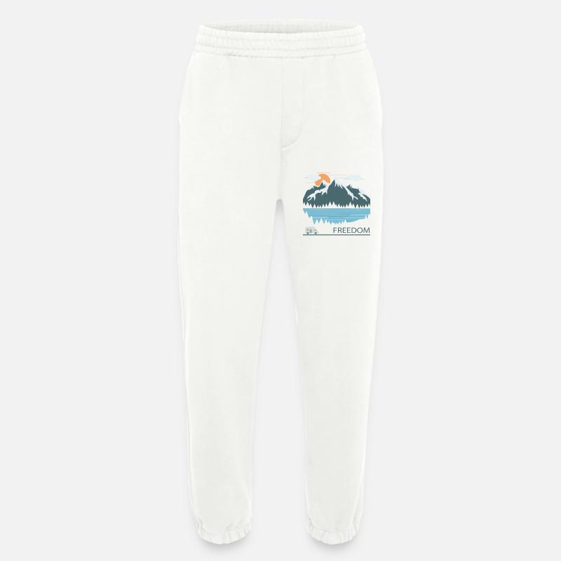 Camping - Heavyweight Jogginghose - made by SPREAD  - OFF WHITE
