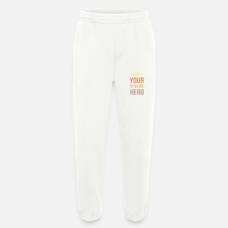 Sei dein eigener Held - Valentine - Heavyweight Jogginghose - made by SPREAD  - OFF WHITE