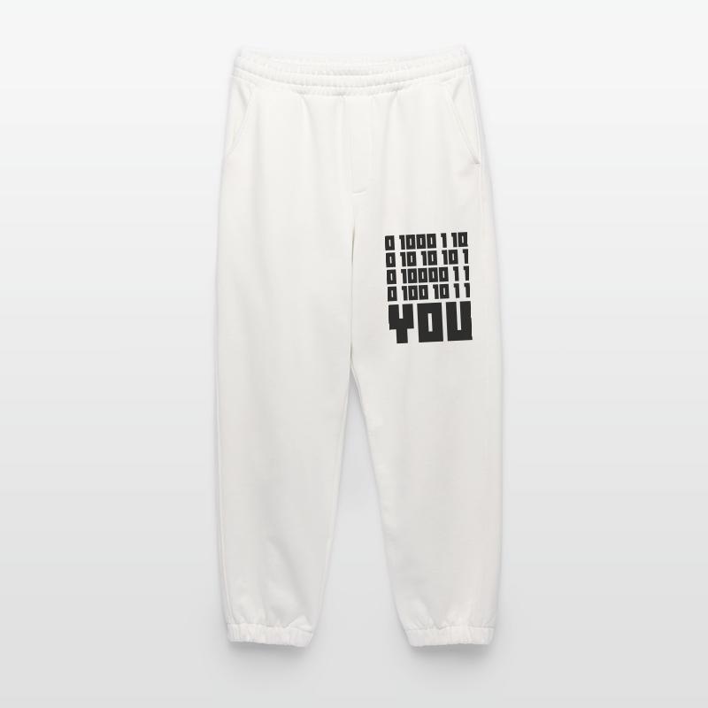 Binärcode F**k YOU – Geek Code & Nerd Humor Heavyweight Jogginghose - made by SPREAD 